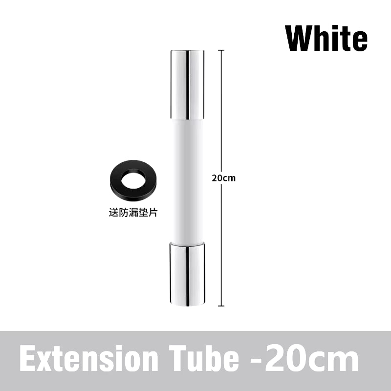 Kitchen Faucet Extension Hose Bathroom 360° Rotation Bending Faucet Extender Wash Basin Water Saving Tap Filter Extension Tube