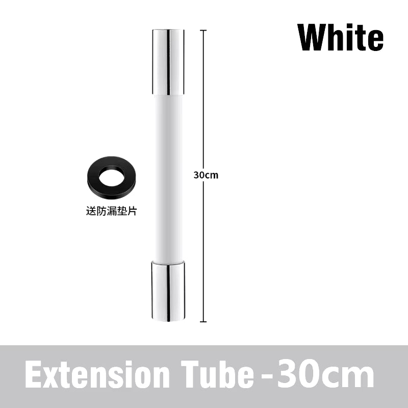 Kitchen Faucet Extension Hose Bathroom 360° Rotation Bending Faucet Extender Wash Basin Water Saving Tap Filter Extension Tube