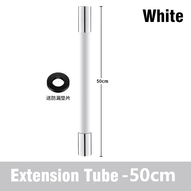 Kitchen Faucet Extension Hose Bathroom 360° Rotation Bending Faucet Extender Wash Basin Water Saving Tap Filter Extension Tube