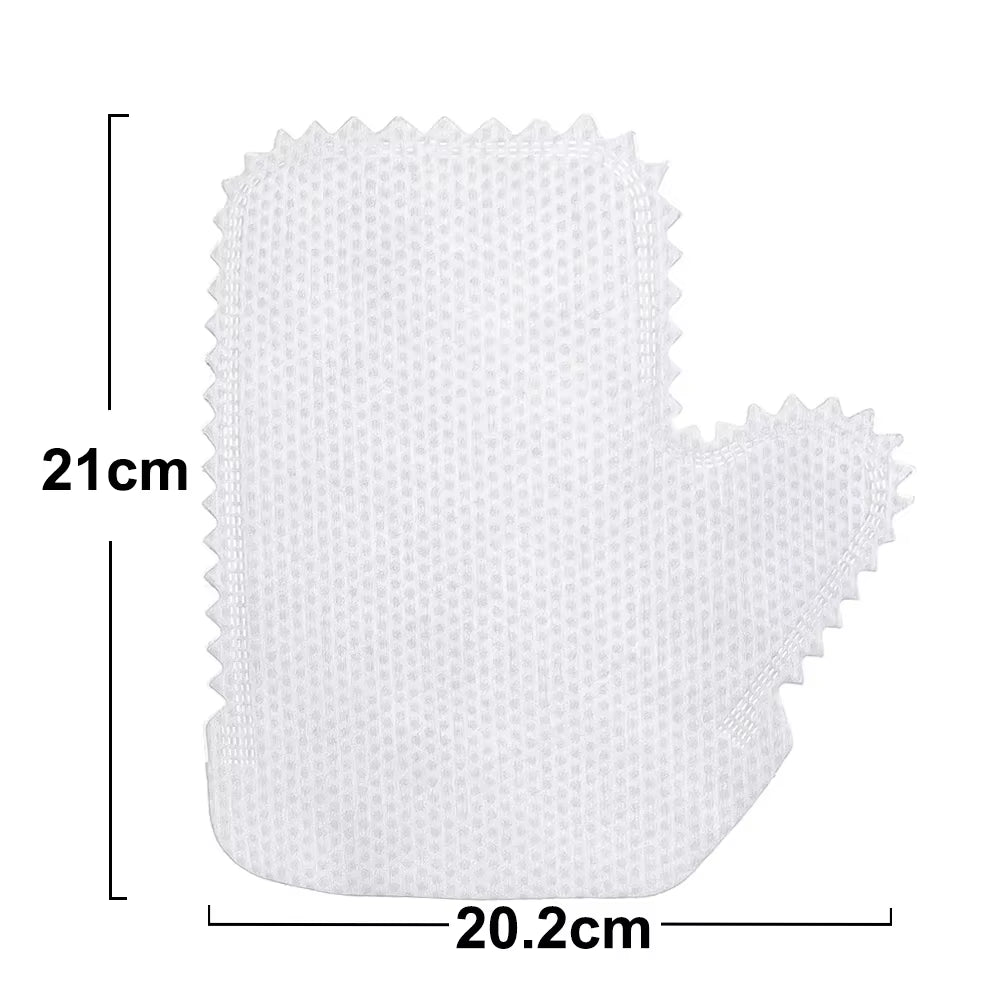 1-20Pcs Home Kitchen Cleaning Gloves Dust Fish Scale Cleaner Duster Glove Rags Reusable Household Non-Woven Rag Clean Tools